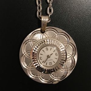 Vintage watch necklace